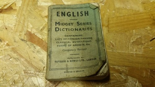 English midget series - english,