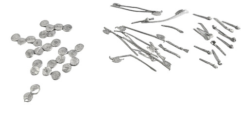 Job lot miniatures - miniatures, weapons