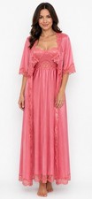 Vintage Halle Peach negligee