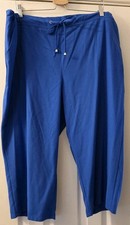 Papaya Classic cobalt blue cropped trousers size 20 in excellent condition