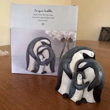 Penguin Huddle ornament, 3 penguin set - unwanted gift in original box 