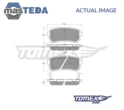 Brake pads set - tx,
