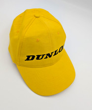 Dunlop Branded Yellow Baseball Cap sport hat racing. Never worn