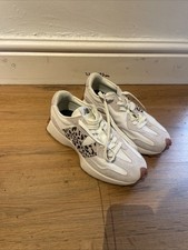 New Balance 327 Trainers - Sea Salt & Animal Leopard Print - Size UK 6,5