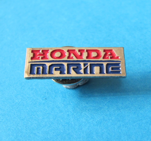 Vintage honda marine pin - marine,