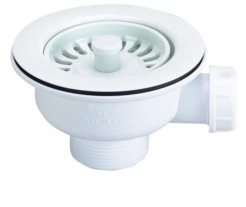 Astracast white 90mm basket - white,