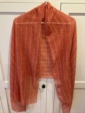 Orla Kiely Scarf, Red, Leaf