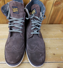 Mens UK 9 EU 43 Dark Brown