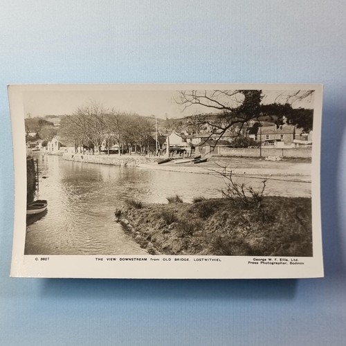 Lostwithiel cornwall postcard - lostwithiel,