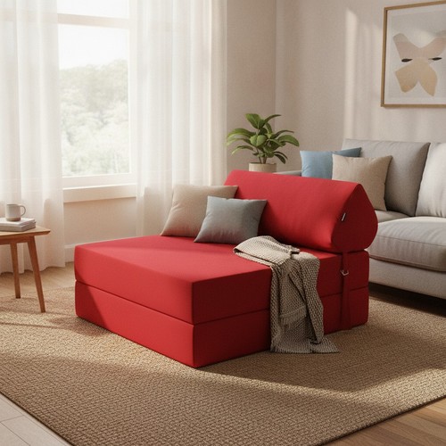 Bed fold out sofa - out,