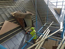 Photo 6x4 Repairing a dormer