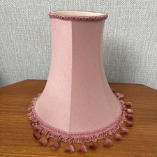 Vintage Pink Tassel Lampshade
