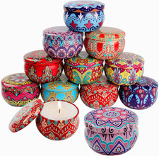 Mixed Colours Small Candle