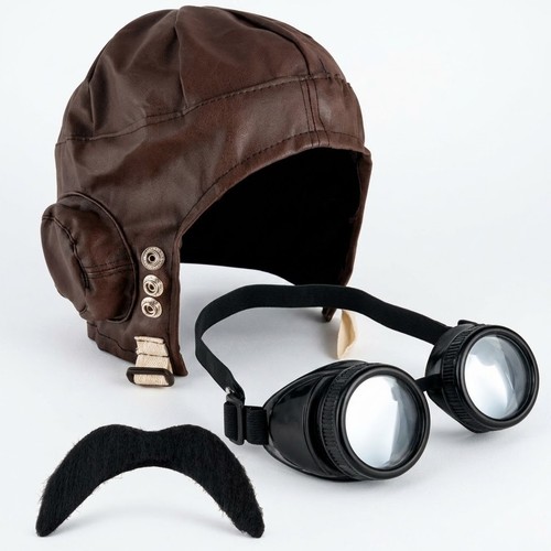 Ww2 flying helmet goggles - helmet,