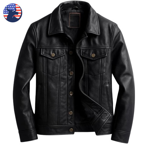 Men vintage real black - men's,