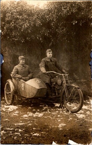 1919 postcard soldiers - 1919,