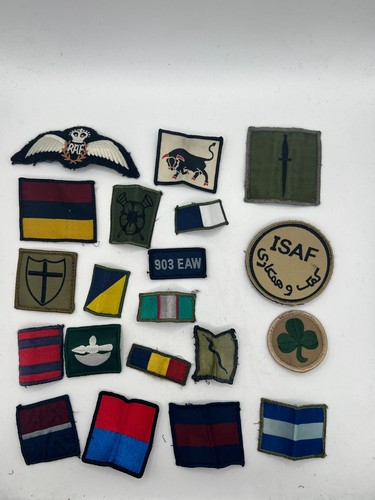 Various military cloth badges - military,