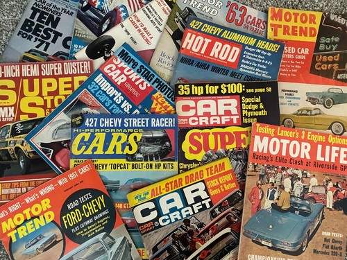 Vintage car magazine lots - , (3)