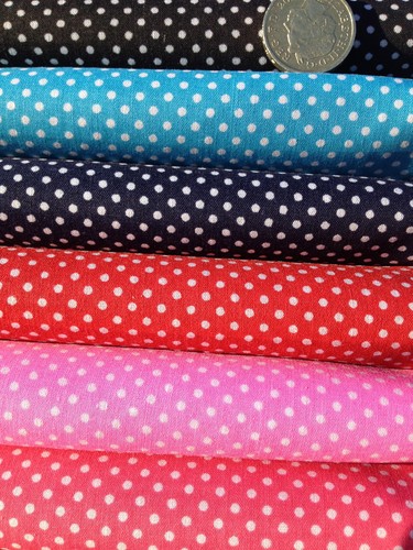 2mm spot polycotton - spot, fabric