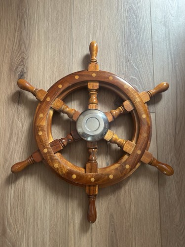 Inch wooden ship steering - 16,