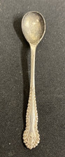 Small Antique Sterling Silver Salt/Mustard Pot Spoon, Atkin Bros, Sheffield 1913