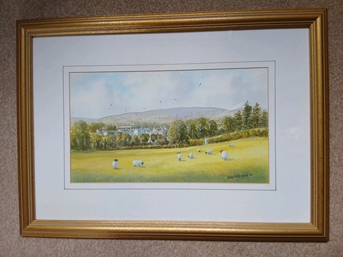 Original signed watercolour - signed,