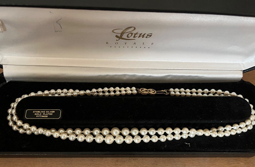 Lotus simulated pearls - lotus,