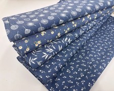 Chambray Fabric Cotton Blue