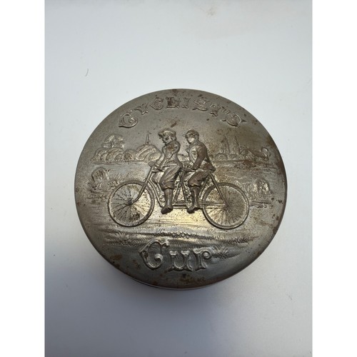 Vintage 1897 cyclists cup - vintage,
