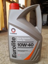 Comma Eurolite semi synthetic 10-40 motor oil 5 litres unopened sealed.