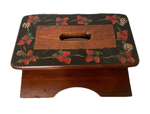 Wooden step stool - step, hand