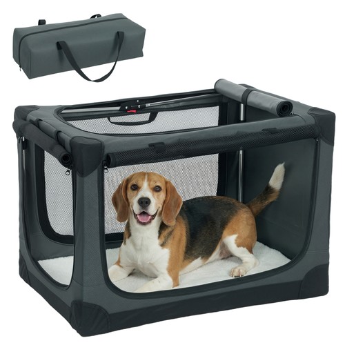 Pawhut collapsible dog crate - pawhut,