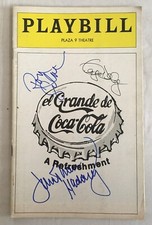 Plaza 9 Theatre (Cast Signed) "EL GRANDE DE COCA-COLA" 1975 Playbill
