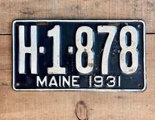 Early Vintage 1931 Maine Hire
