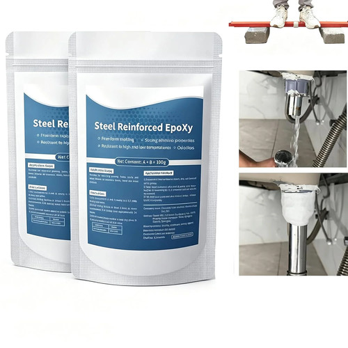 Steel reinforced epoxy putty - epoxy,