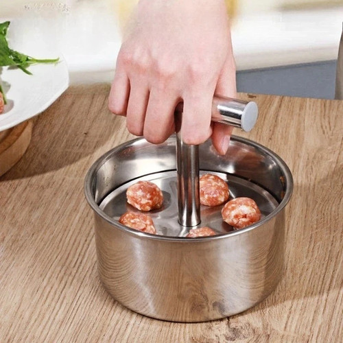 Stainless steel meatball - stainless, maker