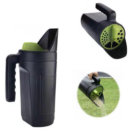 Handheld seed spreader - seed,