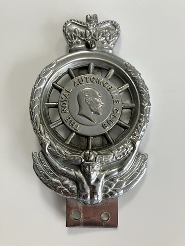 Vintage rac car badge king - badge,