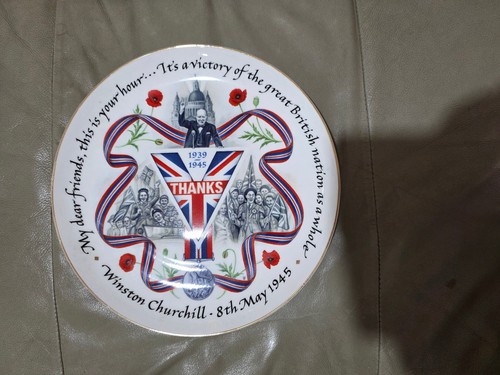Ww2 victory art plate winston - ww2,