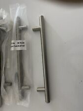 220mm T Bar Brushed Nickel