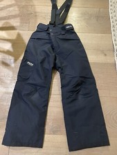 Peak Performance R&D Kids Gore-Tex Ski Salopettes Trousers Boys Girls Size 140cm