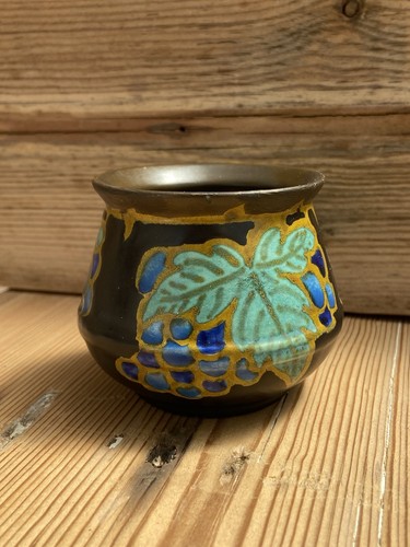 Vintage stoneware pottery bowl - vintage,