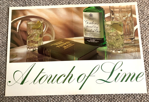 Gordons london gin 1980s - gordons,
