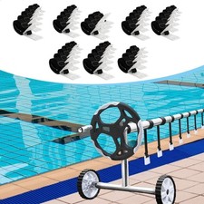Pool Solar Cover Reel Attachment Kit, Pool Cover Straps, Easy Installation for