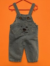 Baby Boys Denim Dungarees From Shein, Age 6-9 M