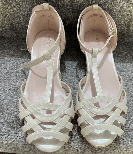 Next cream shimmer - cream, heeled