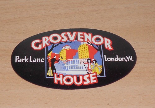 Vintage hotel sticker luggage - hotel,