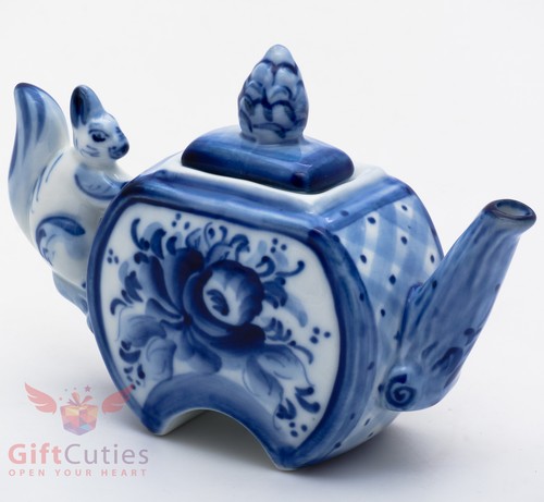 Porcelain gzhel teapot coffee - gzhel,