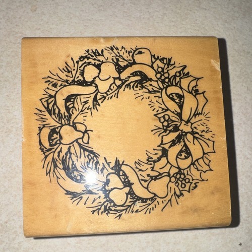 Christmas wreath anitas wooden - wreath,