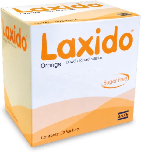 Orange powder sachets sugar - orange,